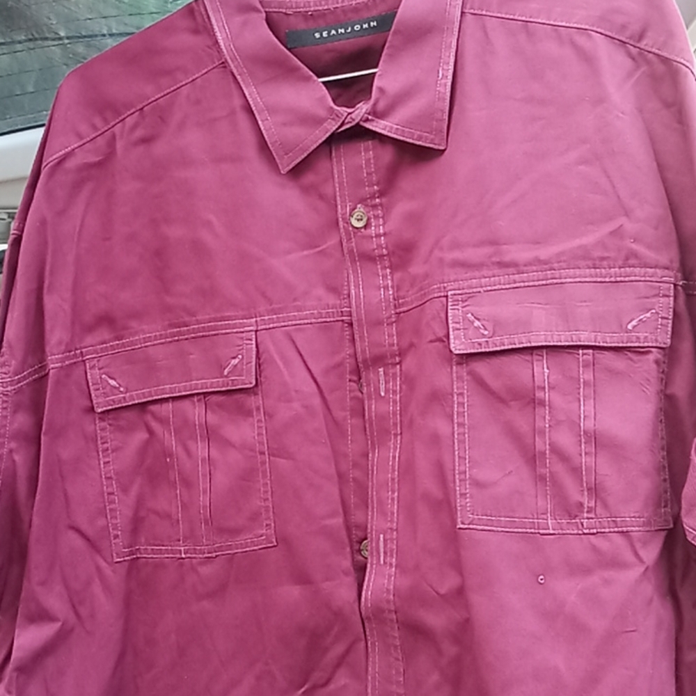 4/25$ Button-down collared shirt